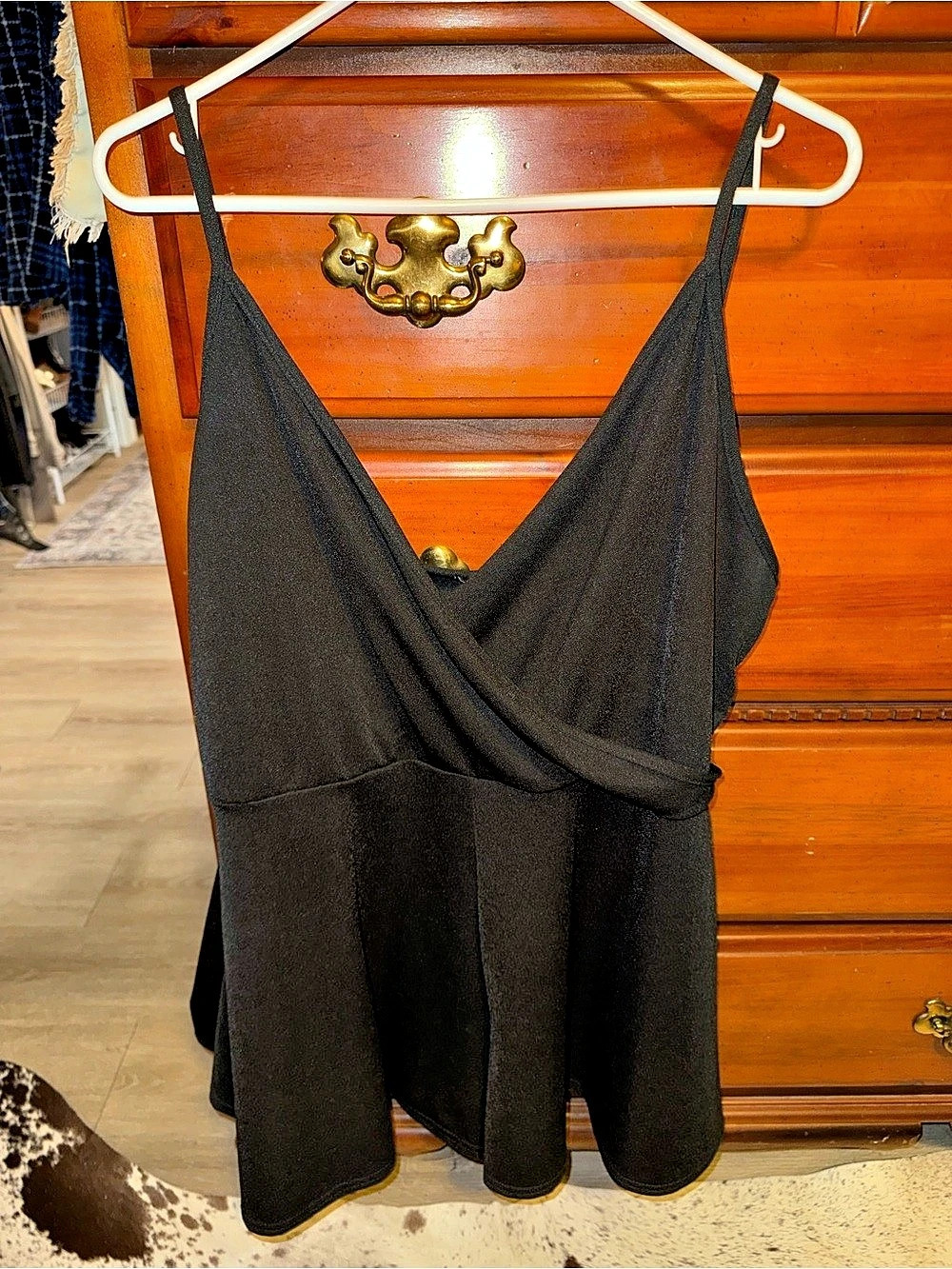 boohoo Black Mini Dress Size Large Like New